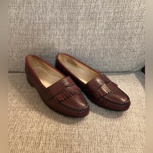 Cole Haan Burgundy Leather Loafers
